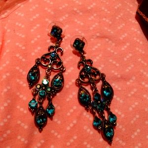 Chandelier earrings 2 inch dangle